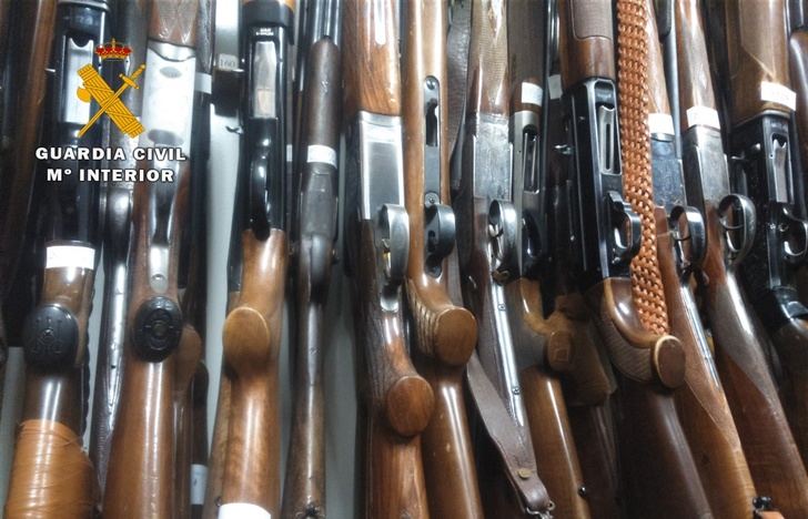 La Guardia Civil destruyó más de 86.000 armas durante el año 2019