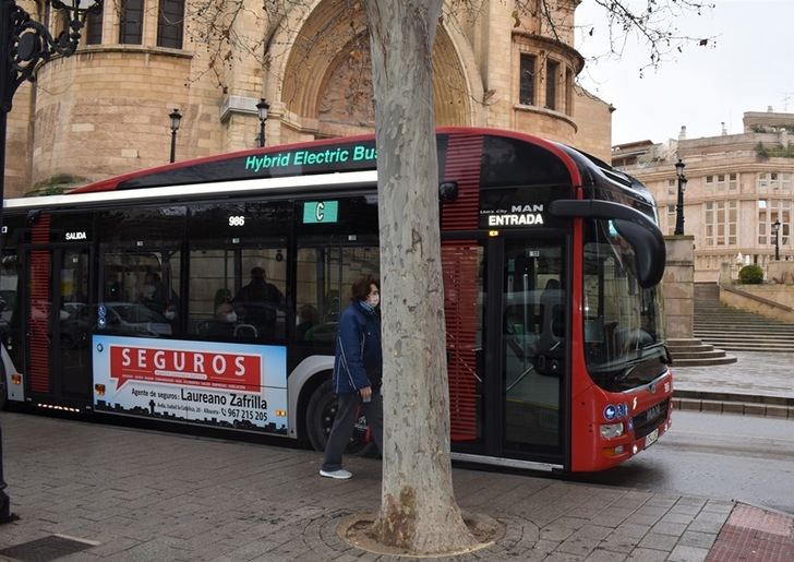 El número de usuarios del autobús urbano sube en Castilla-La Mancha un 71,2% en enero con 1,1 millones