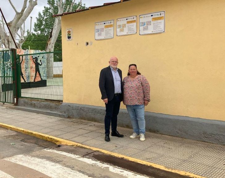 Ruiz Santos verifica mejoras en la red de agua potable de Fuentealbilla con una inversión de 152.000 euros