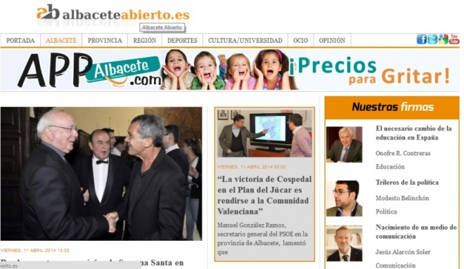 albaceteabierto.es nace para 'servir' a Albacete, la provincia y la región
