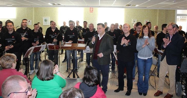 Concierto de la Banda Sinfónica de Albacete en el Centro Ocupacional San Ginés de Asprona