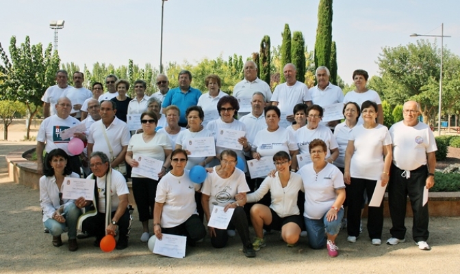 Clausura del Curso de Gimnasia Saludable para Mayores que se ha desarrollado en La Roda