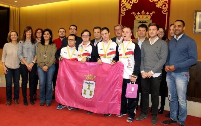 Felicitaciones al Club ‘Adapei’ de Asprona por sus triunfos deportivos en el Campeonato de Europa de Natación