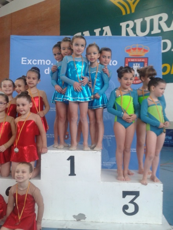 Buen papel de la Escuela de Gimnasia Rítmica de La Roda en la Copa Federación