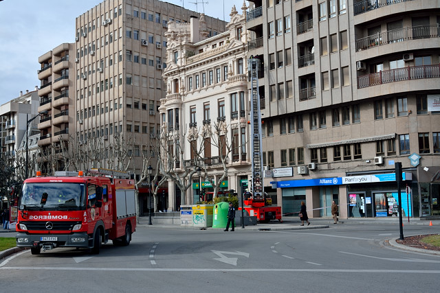 Imagen de archivo de bomberos de Albacete