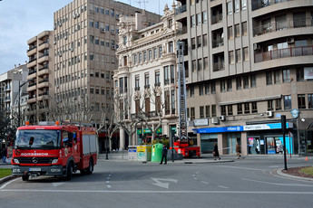 Un camión de bomberos atropella a una anciana de 82 años en un paso peatones en Albacete