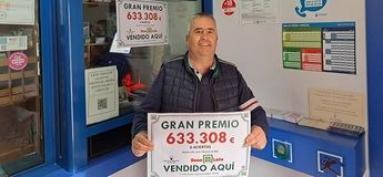 Premio de más de 630.000 euros para un acertante de la Bonoloto de Bonete