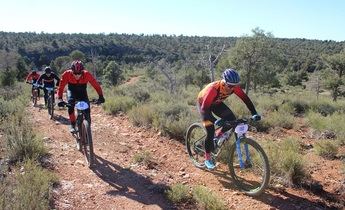 Alfonsi Villar y Enrique Francisco Lázaro se impusieron en el estreno de El Bonillo en el Circuito de BTT de la Diputación de Albacete