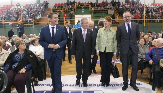 Page y Cabañero participaron en Villarrobledo en la inauguración de la Jornada de Envejecimiento Activo