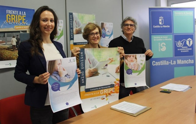 La campaña de la vacuna contra la gripe, ya iniciada, repartirá 66.000 dosis en Albacete