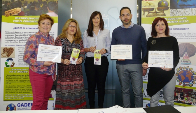Cuatro Institutos de Educación Secundaria de Albacete consiguen el reconocimiento de “IES Comercio Justo”