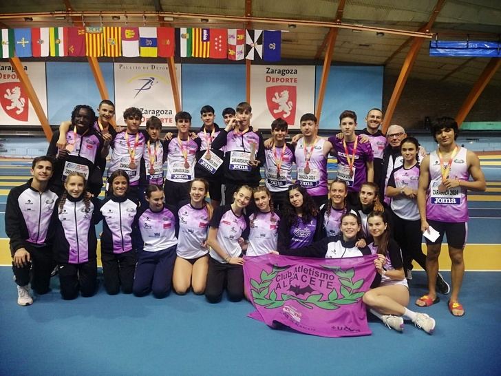 El Club Atletismo Albacete logra bronce en Nacional de Pista Cubierta