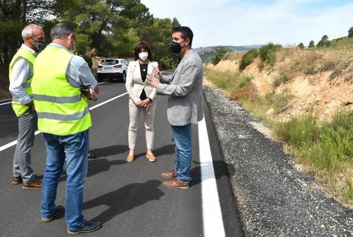 Finalizadas las obras de mejora en dos carreteras provinciales que vertebran Yeste (Albacete) tras los daños en 2019