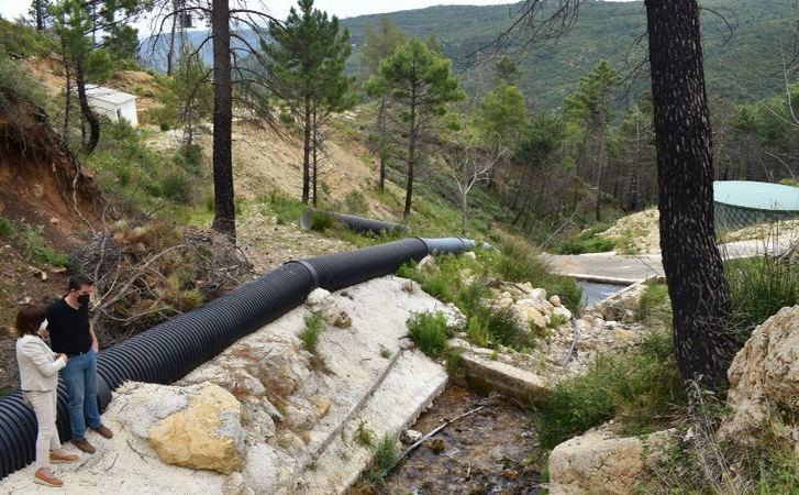 Comienzan las obras de reconstrucción del sistema de captación de agua de Yeste (Albacete)