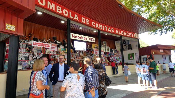 Cáritas ofrece más de 137.000 premios en su Tómbola en la Feria de Albacete recaudando apoyo para los más vulnerables