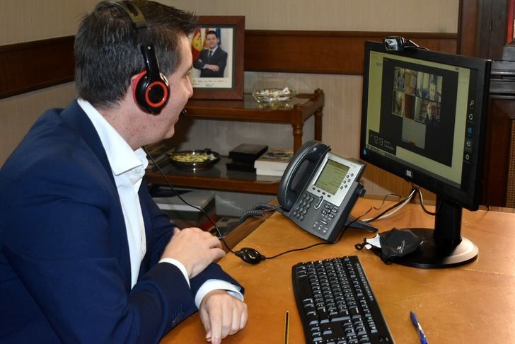 Apoyo a la Diputación de Albacete de los empresarios de Campollano al ‘Corredor del Quijote’