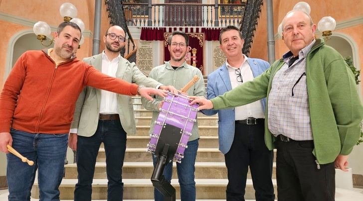 Diputación de Albacete y tamborileros de Tobarra lanzan el Reto 104H: 104 horas de tambor en Semana Santa