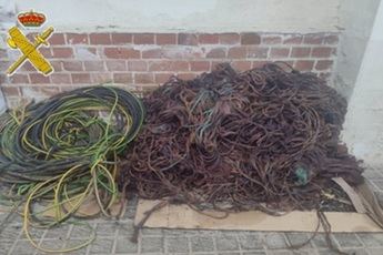 Operación Flower-man: Guardia Civil detiene a seis hombres por robos de cableado público en Ciudad Real
