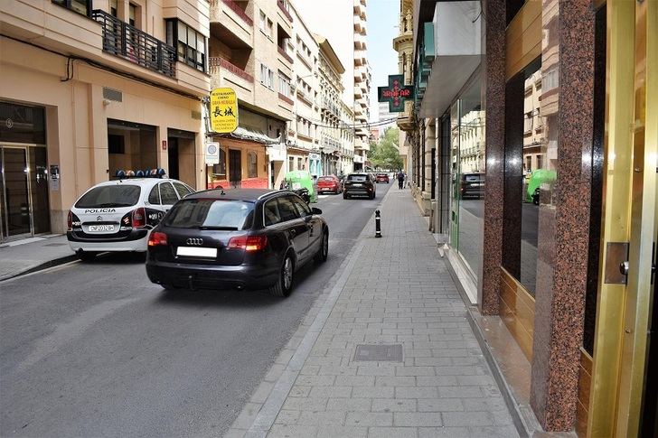 La calle Salamanca de Albacete cambia de sentido de circulación por las obras del centro de la ciudad