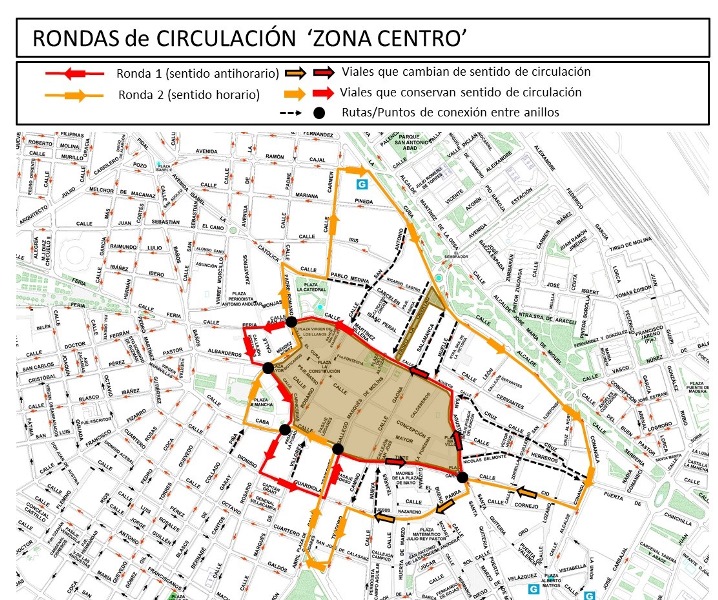 El Ayuntamiento de Albacete aprueba los cambios de tráfico que permitirán la peatonalización del centro