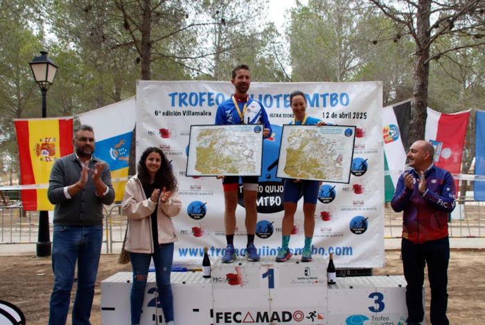 María del Mar Delgado y José Manuel Rivas se coronan campeones en el Campeonato de España UltraScore MTBO