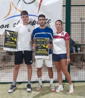 Javier García y Juan José Navalón se coronan campeones en el Torneo de Pádel de Ontur