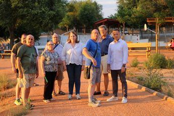 Serrano inaugura el nuevo espacio recreativo El Navajo en Campillo las Doblas con una inversión de 50.000 euros