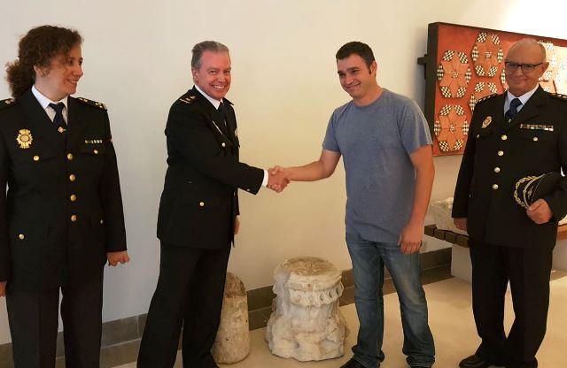 La Policía Nacional recupera un capitel del Palacio de los Duques de Medinaceli en Cogolludo (Guadalajara)