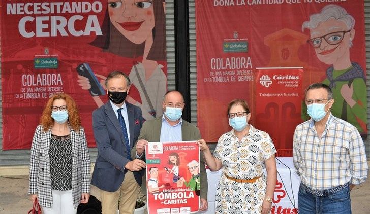 Cáritas vuelve a readaptar su Tómbola solidaria para la 'no Feria' de Albacete con la campaña 'Fériate Solidaridad'