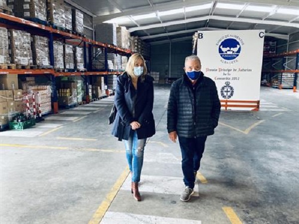 Picazo (Ciudadanos), preocupada por la alta demanda del Banco de Alimentos de Albacete, que registra un 30% de aumento