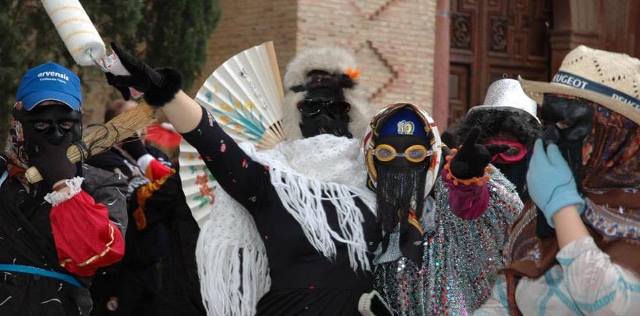 Imagen del Carnaval de Herencia, de luto este año por la muerte del joven Gonzalo.