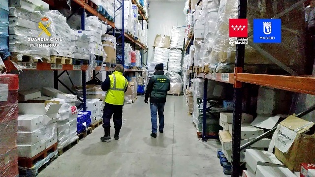 Incautan más de 122.000 kilos de productos cárnicos en mal estado y detienen a 14 personas en Toledo, Madrid y Málaga