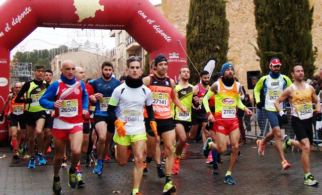 Adela Cabañero y José Carlos Sielva ganaron la Carrera Popular de Balazote