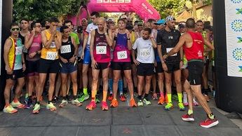 José Antonio Hernández y Eva Moreno dominan la Carrera Popular de Montealegre del Castillo