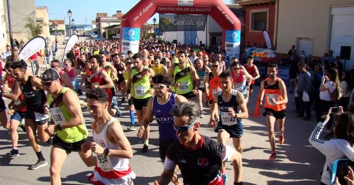 José Ángel Leal y Carmen Risueño ganaron la prueba de Abengibre del Circuito de Carreras Populares de la Diputación de Albacete