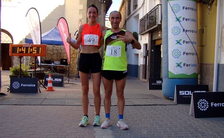 Jesús Montejano y Lorena Martínez vencen en la VIII Carrera Popular de Nerpio