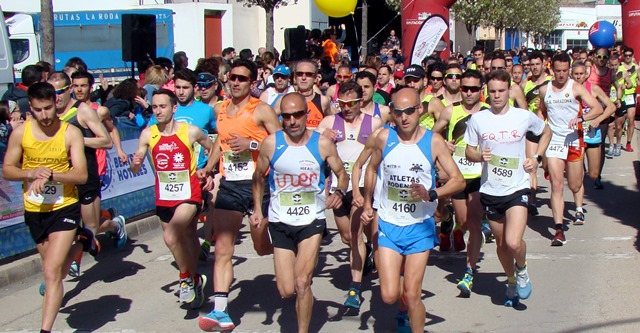 María José de Toro y Jesús Ángel Rodríguez ganaron la Media Maratón Villa de La Roda
