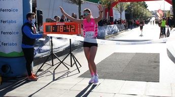 David Castro y Sara Guerrero batieron los récords de la Media Maratón Villa de La Roda