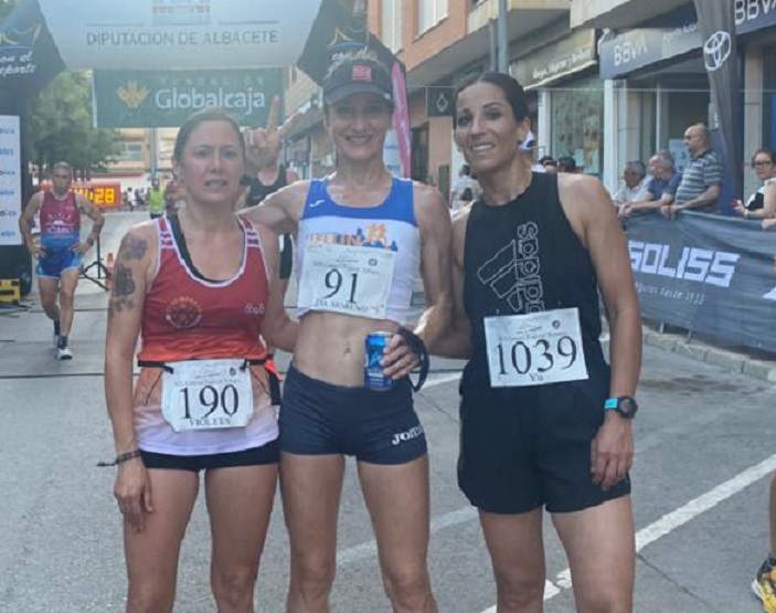 José Antonio Hernández y Eva Moreno, los más rápidos en la Carrera Popular de Tobarra