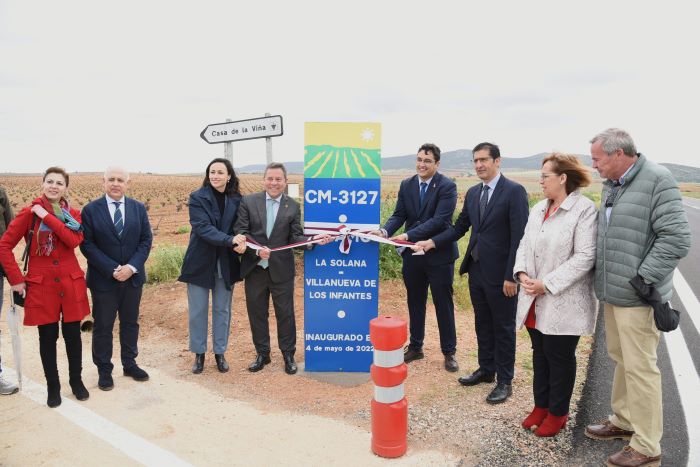 Inaugurada la carretera CM-3127 entre La Solana y Villanueva de los Infantes tras su rehabilitación