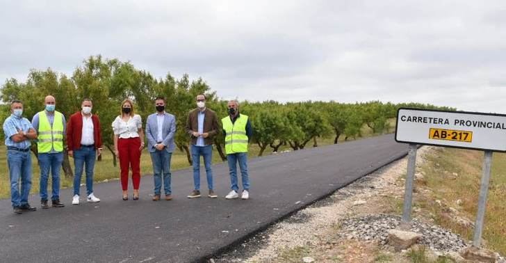 Concluyen las obras de la Diputación de Albacete en la carretera AB-217, entre Alpera y el límite con Valencia