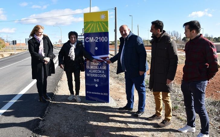 La Junta destina más de 1,5 millones de euros al arreglo del firme de la CM-2100 en Olmedilla de Alarcón (Cuenca)