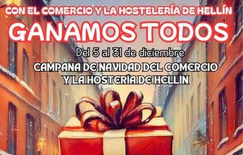 Hellín lanza la campaña “Gana con el comercio y la hostelería” para impulsar las compras navideñas