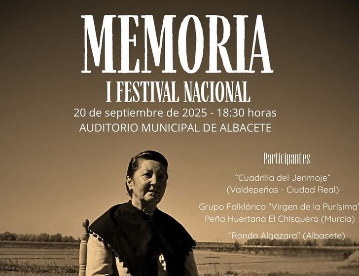 Albacete acoge el I Festival Nacional Memoria en apoyo a la Asociación de Familiares de Enfermos de Alzheimer (AFA)