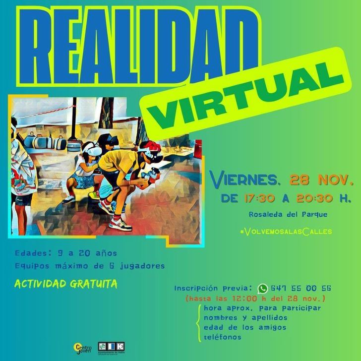 El Ayuntamiento de Hellín lanza actividad de realidad virtual para jóvenes en el programa 'Volvemos a las calles'