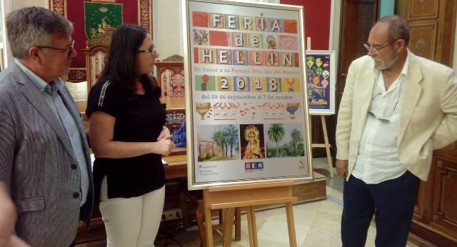 La Feria de Hellín 2018 ya tiene cartel anunciador, una obra del artista local Miguel Martí