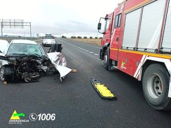 Seis heridos en accidente por turismo que circulaba en sentido contrario en Herencia