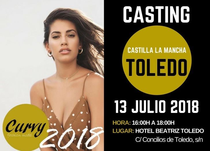 Casting para modelo profesional de Curvy Fahsion, este viernes en Toledo