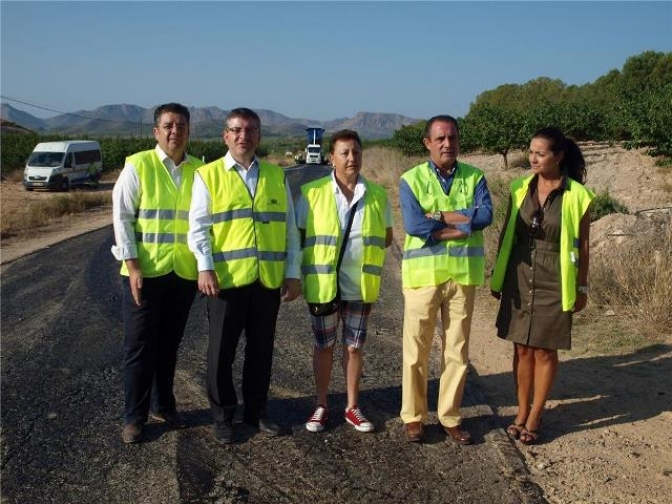 Terminadas las obras de mejora de la carretera de Agra a la Laguna de los Patos, con un gasto de 100.000 euros