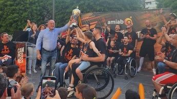 Albacete rindió homenaje al BSR Amiab, de nuevo campeón de Europa y de Liga